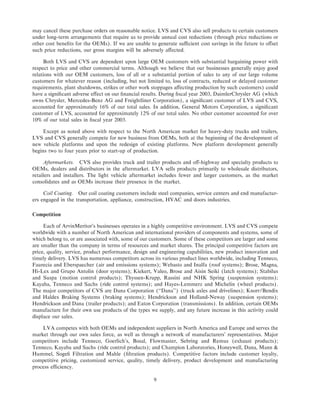 Arvinmeritor 2003 Annual Report