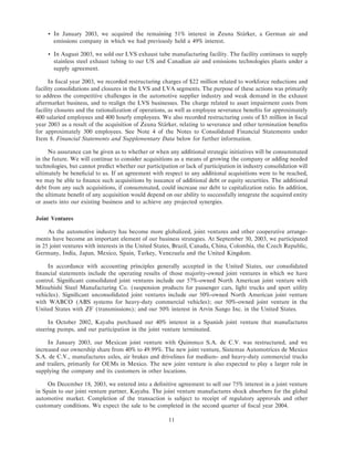 Arvinmeritor 2003 Annual Report