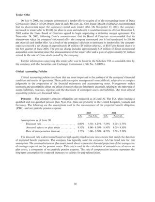 Arvinmeritor 2003 Annual Report