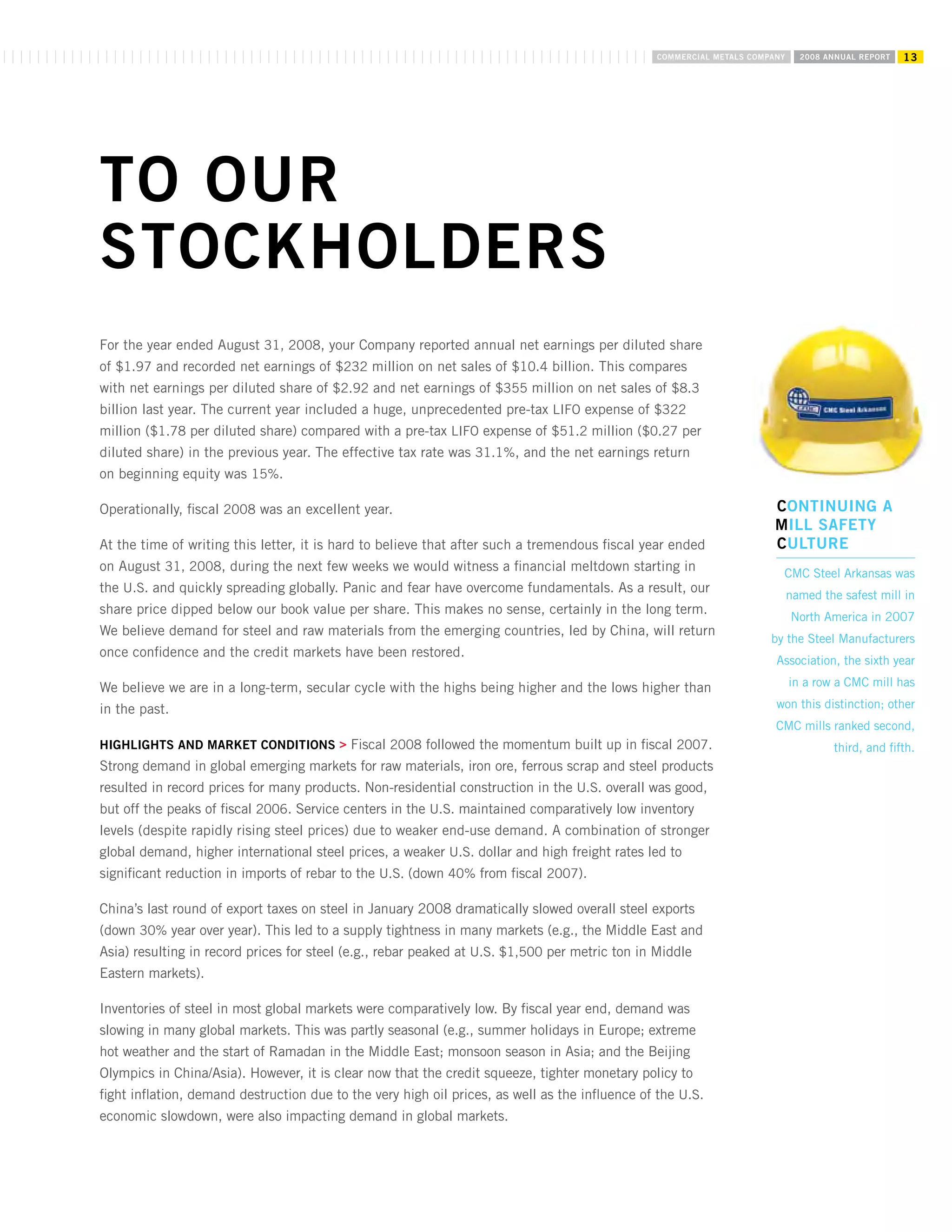 commercial metals E12CEF05-1876-41A8-9560-0FADE6D607D9_2008_AR