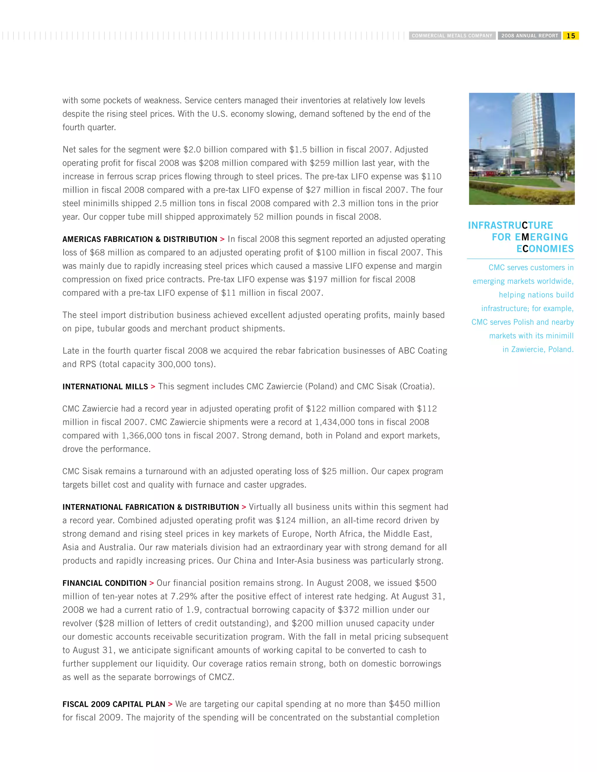 commercial metals E12CEF05-1876-41A8-9560-0FADE6D607D9_2008_AR