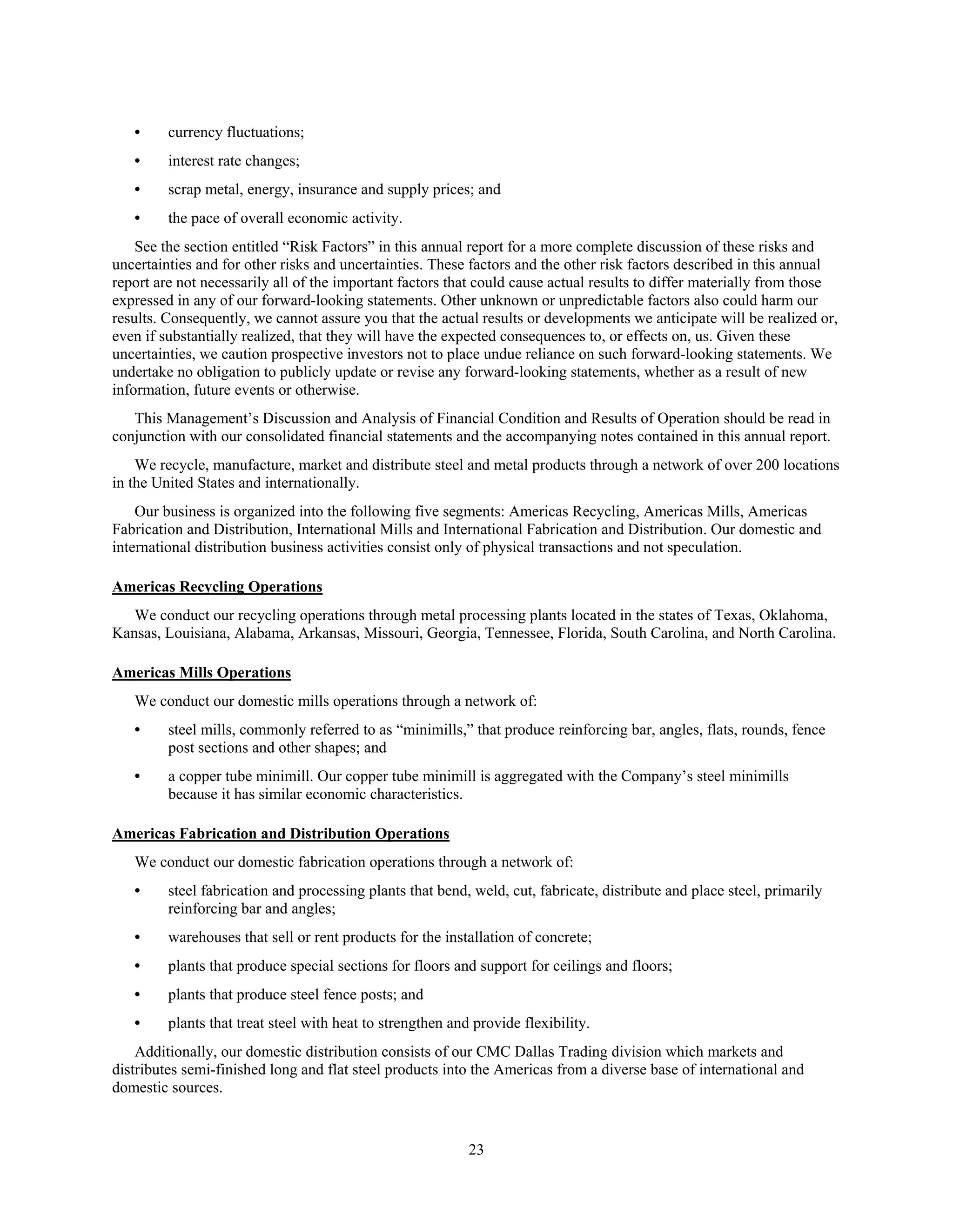 commercial metals E12CEF05-1876-41A8-9560-0FADE6D607D9_2008_AR