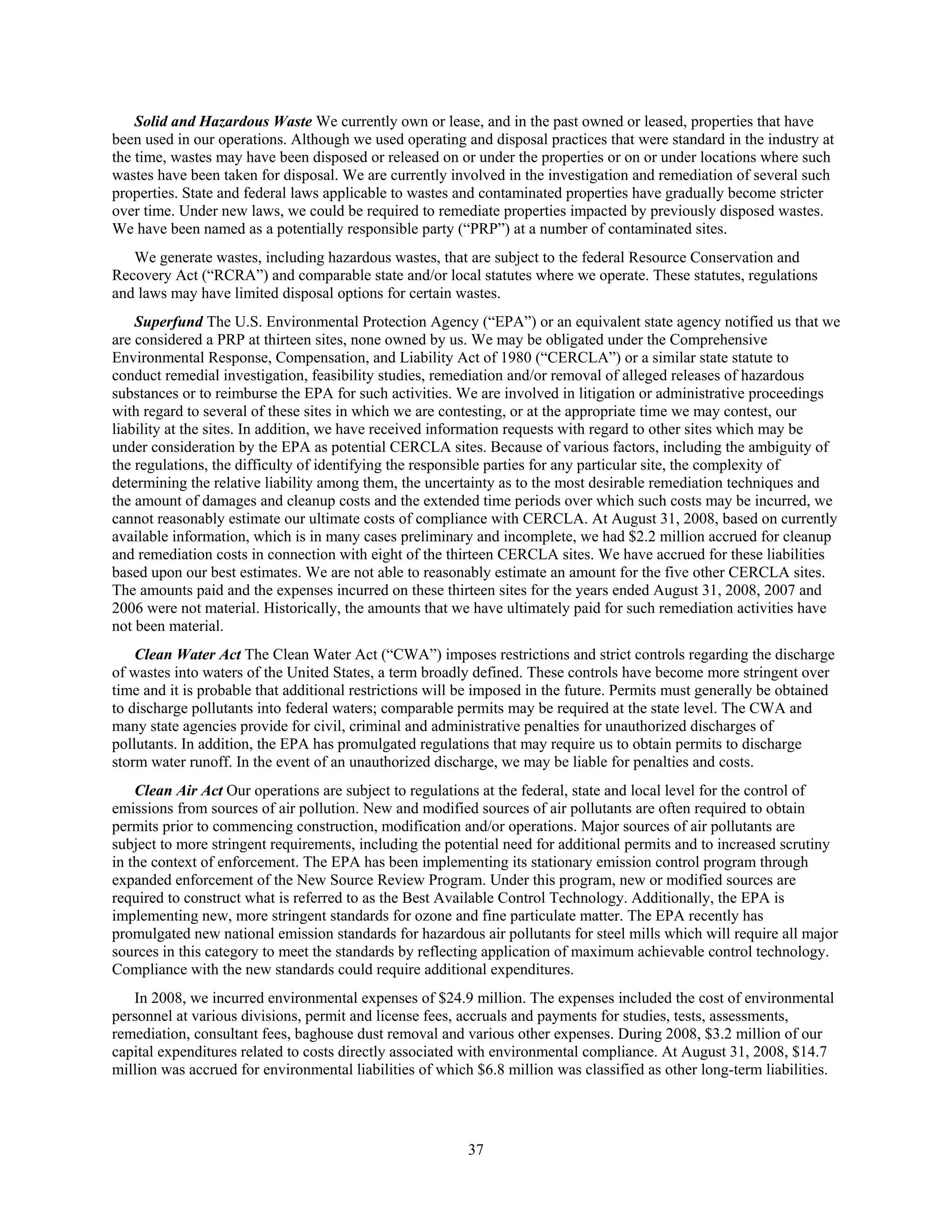 commercial metals E12CEF05-1876-41A8-9560-0FADE6D607D9_2008_AR