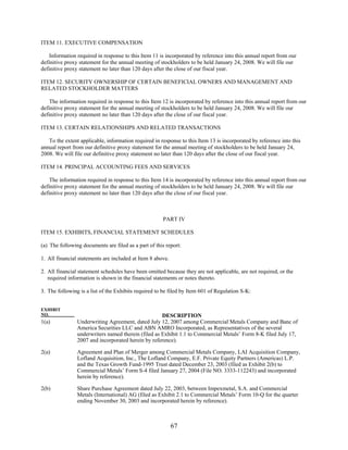 commercial metals 2007_AR