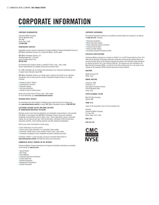 commercial metals 2007_AR