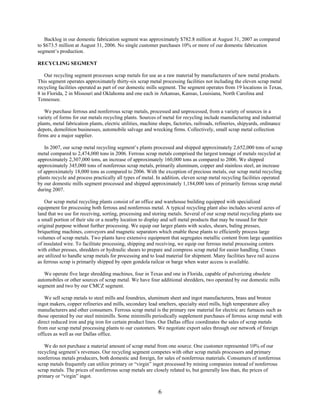 commercial metals 2007_AR