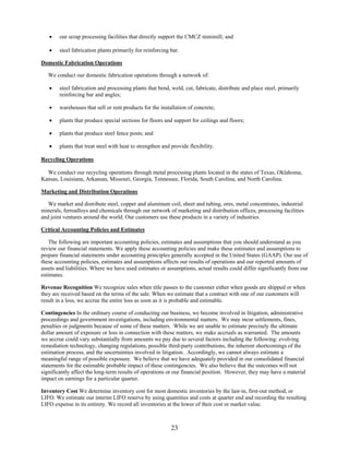 commercial metals 2007_AR