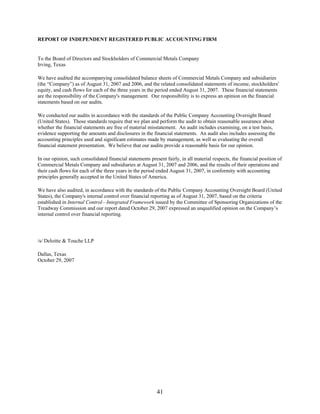 commercial metals 2007_AR