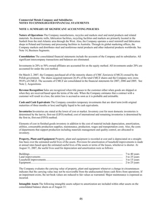 commercial metals 2007_AR