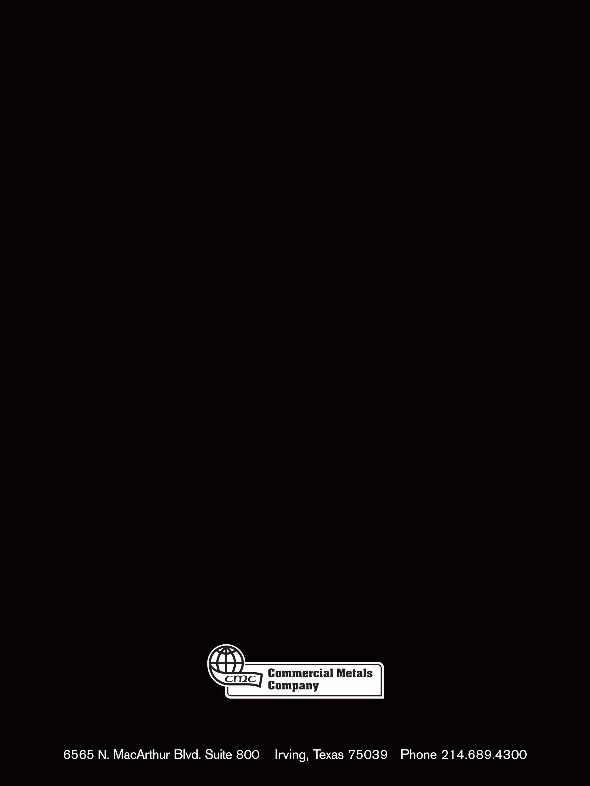 commercial metals 12/02/05TwinsBroch