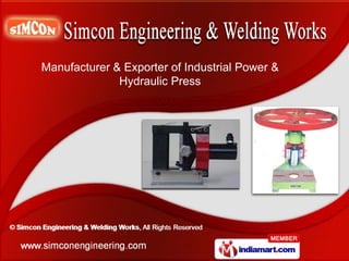 Manufacturer & Exporter of Industrial Power &
              Hydraulic Press
 