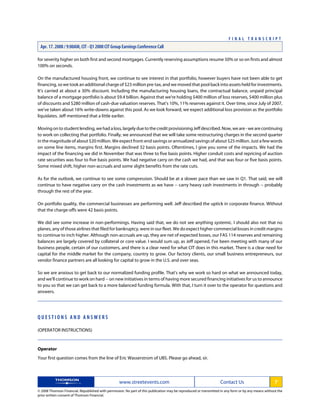 CIT1Q 2008Transcript FINAL