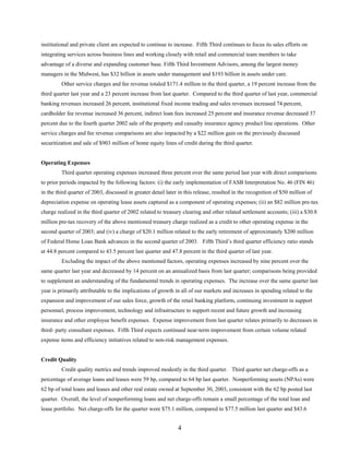 fifth third bancorp  Q3-03