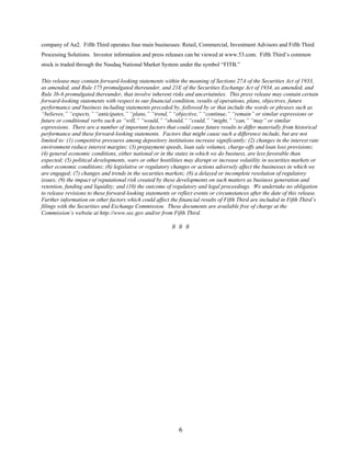 fifth third bancorp  Q3-03