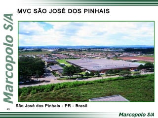 São José dos Pinhais - PR - BrasilSão José dos Pinhais - PR - Brasil
MVC SÃO JOSÉ DOS PINHAISMVC SÃO JOSÉ DOS PINHAIS
45
 