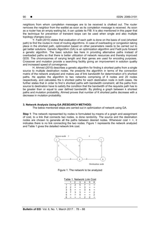 Routing in Networks using Genetic Algorithm | PDF