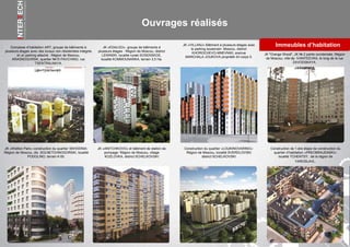 Ouvrages réalisés
JK «Wellton Park» construction du quartier SKHODNIA:
Région de Moscou, dis. SOLNETCHNOGORSKI, localité
PODOLINO, terrain К-50.
Construction de 1-ère étape de construction du
quartier d’habitation «PREOBRAJENSKI»:
localité TCHENTSY, de la région de
YAROSLAVL.
Construction du quartier «LOUKINOVARINO»:
Région de Moscou, localité SVERDLOVSKI
district SCHELKOVSKI
JK «ANITCHKOVO» et bâtiment de station de
pompage: Région de Moscou, village
KOZLOVKA, district SCHELKOVSKI
Immeubles d’habitationComplexe d’habitation ART, groupe de bâtiments à
plusieurs étages avec des locaux non résidentiels intégrés
et un parking attaché : Région de Moscou,
KRASNOGORSK, quartier №15 PAVCHINO, rue
TSENTRALNAYA.
JK "Orange Wood", JK № 2 partie occidentale, Région
de Moscou, ville de IVANTEEVKA, le long de la rue
ZAVODSKAYA.
JK «EDALGO», groupe de bâtiments à
plusieurs étages : Région de Moscou, district
LENINSKI, localité rurale SOSENSKOE,
localité KOMMOUNARKA, terrain 3,5 Ha.
JK «VILLANJ» Bâtiment à plusieurs étages avec
le parking souterrain: Moscou, district
KHOROCHEVO-MNEVNIKI, avenue
MARCHALA JOUKOVA propriété 43 corps 5.
 