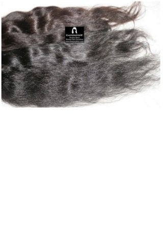 Special coarse texture, Low luster, Virgin Wavy and Strong human hair