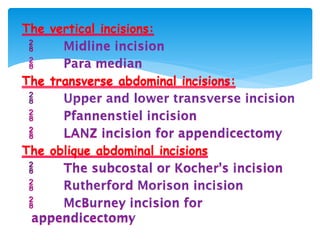 Complete Midline Incision 1161_Introduction-ABDOMEN-5.1.19_Dr.-Ravi.pptx