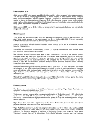 virgin media.FINALVM_Q406_PressRelease