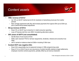 virgin media.Q3_08_Presentation