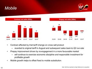 virgin media.Q3_07_AnalystPresentation