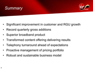 virgin media.Q3_07_AnalystPresentation