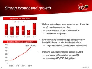 virgin media.Q3_07_AnalystPresentation