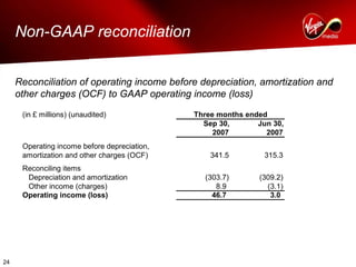 virgin media.Q3_07_AnalystPresentation