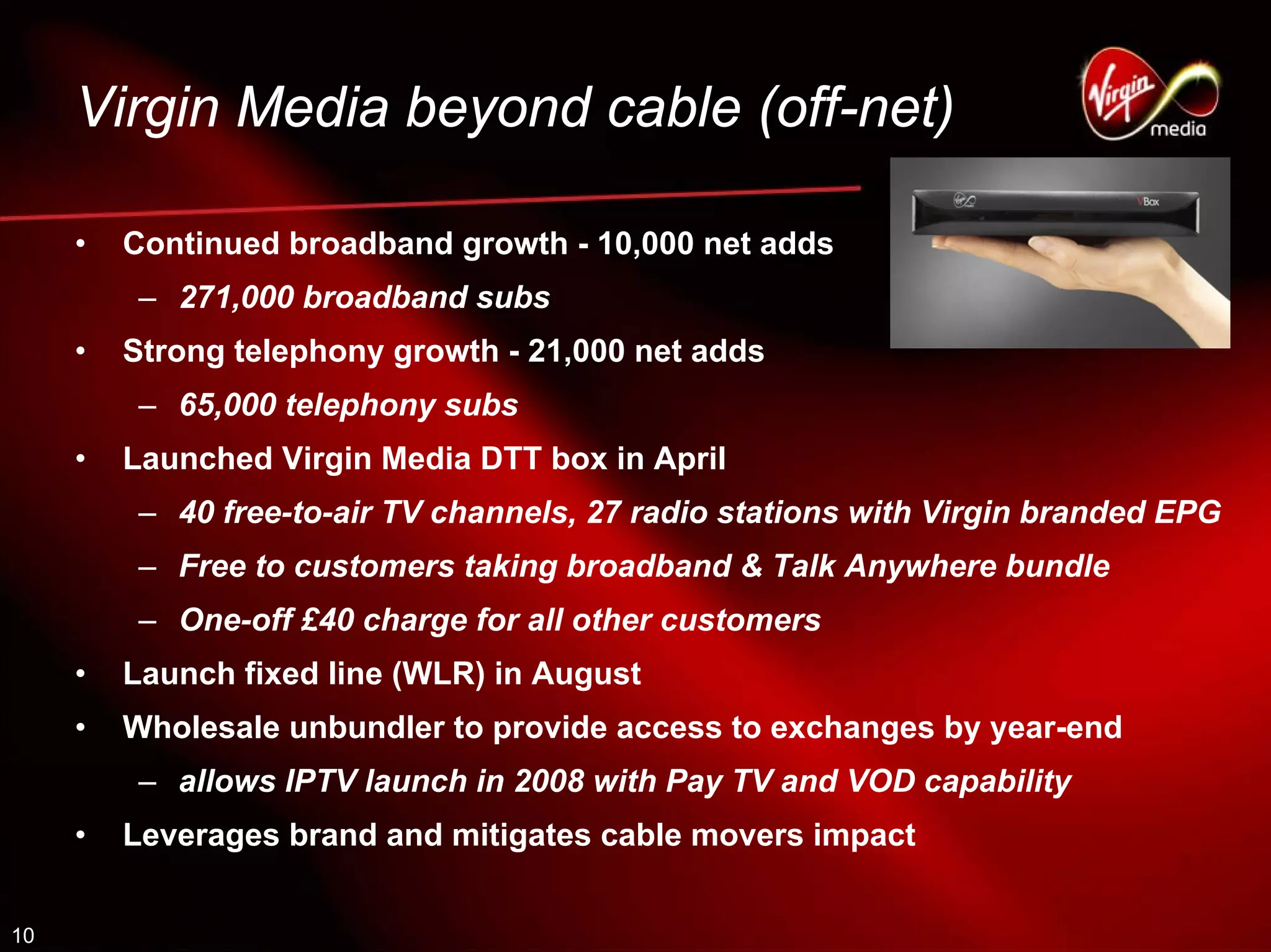 virgin media.Q1_07_Analyst_presentation_FINAL
