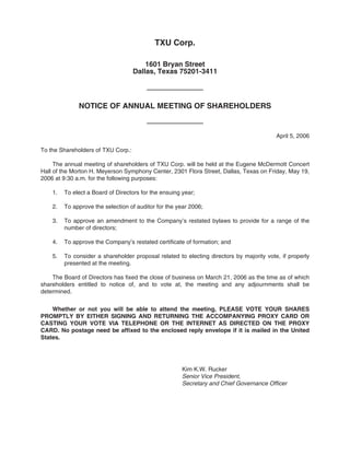 energy future holindings 2006ProxyStatement