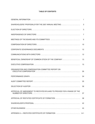 energy future holindings 2006ProxyStatement