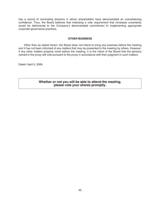 energy future holindings 2006ProxyStatement