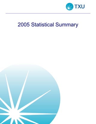 2005 Statistical Summary
 