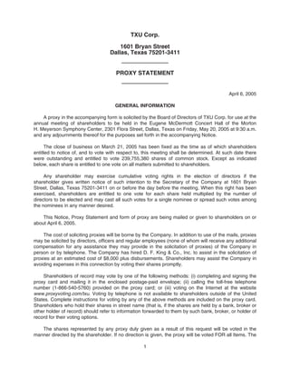 energy future holindings2005 ProxyStatement