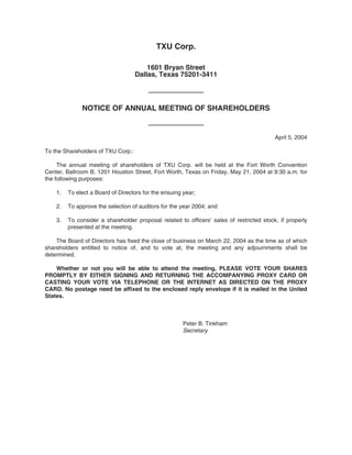 energy future holindings 2004_Proxy_Statement