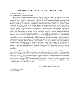 calpine 200310KA2Redline