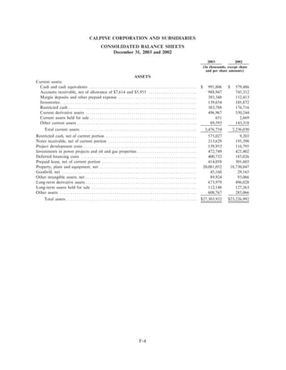 calpine 200310KA2Redline