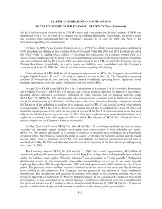 calpine 200310KA2Redline