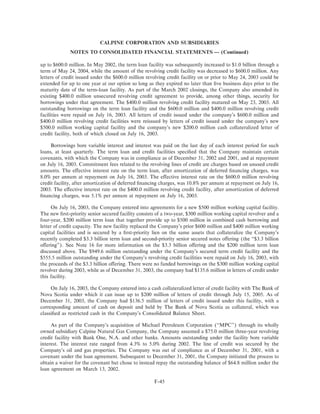 calpine 200310KA2Redline