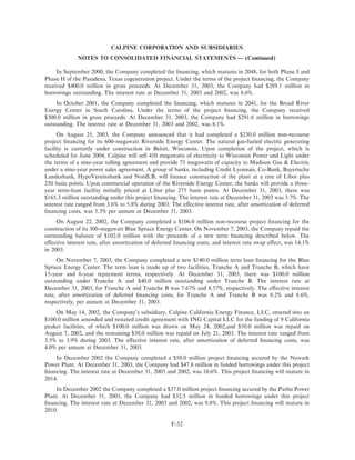 calpine 200310KA2Redline