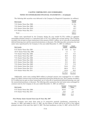 calpine 200310KA2Redline