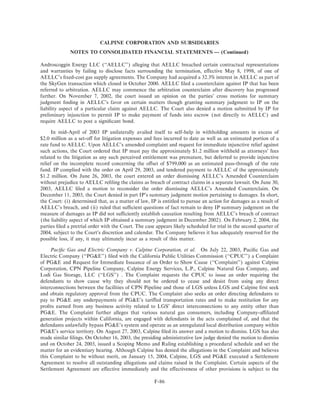 calpine 200310KA2Redline