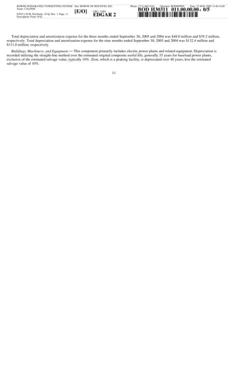 calpine  3Q05CalGen10Q