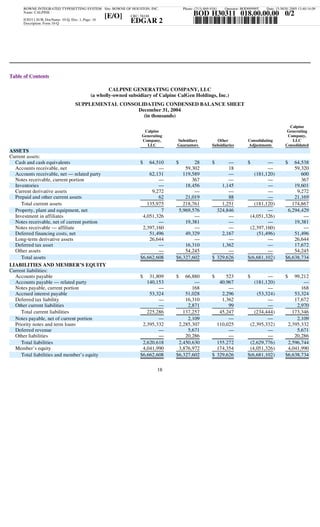 calpine  3Q05CalGen10Q