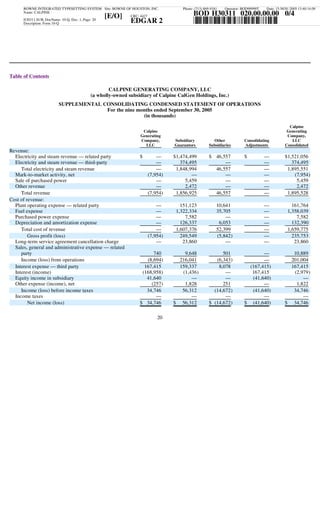 calpine  3Q05CalGen10Q
