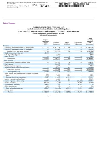 calpine  3Q05CalGen10Q