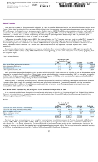 calpine  3Q05CalGen10Q