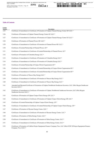 calpine  3Q05CalGen10Q