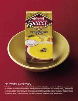 campbell soup annual reports 2005